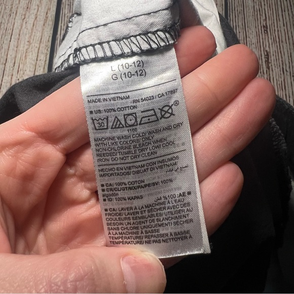 Old Navy Boys Dark Gray Elastic Waist Drawstring Shorts Size Large 10/12 School - Picture 5 of 5